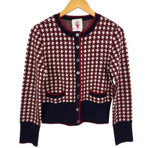 Brooks Brothers Black Fleece Houndstooth Cardigan Thom Browne BB4 Size 10